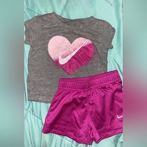Nike shirt/shirt set 18months EUC
